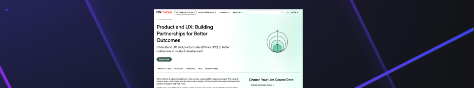 Featured Blog - NN/g Product & UX Course